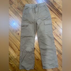 Women's Tan Cargo Jeans